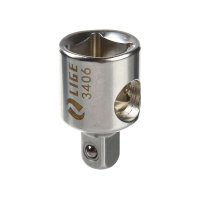 Фото товара - Адаптер 1/4 F х 3/8 М с отверстием LIGE LG-3406