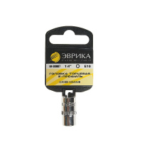Фото товара - Головка торцевая E10 1/4 TORX L=30мм с держателем ЭВРИКА ER-90607H