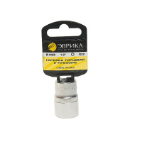 Фото товара - Головка торцевая Е22 1/2 TORX L=40мм с держателем ЭВРИКА ER-91608H