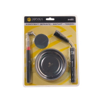 Фото товара - Набор зеркало телескоп. 50 мм./магнит с подсветкой до 2,2 кг. поддон магнитный ЭВРИКА ER-53043