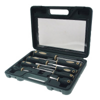 Фото товара - Набор отверток SL5.5-SL6.5 PH1.0-PH3.0 магнитные 190-550мм 8пр.Profi ROCKFORCE RF-7008A