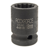 Фото товара - Головка торцевая 18мм 1/2 12-гранная ударная L=58мм ROCKFORCE RF-44818