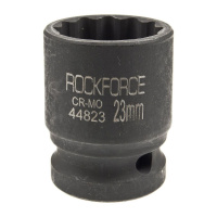 Фото товара - Головка торцевая 23мм 1/2 12-гранная ударная L=40мм ROCKFORCE RF-44823