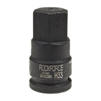 Фото товара - Головка-бита 33мм 3/4 6-гранная ударная L=81мм ROCKFORCE RF-26410033MPB