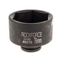 Фото товара - Головка торцевая 76мм 3/4 6-гранная ударная L=80мм ROCKFORCE RF-46576