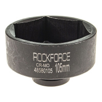Фото товара - Головка торцевая 105мм 1 6-гранная ударная L=80мм ROCKFORCE RF-48580105