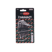 Фото товара - Набор ключей TORX Г-образных T10-40 7пр. на пласт. держат. ROCKFORCE RF-5071