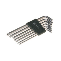 Фото товара - Набор ключей TORX Г-образных удлиненных T10-T40 7пр. на пласт. держат. ROCKFORCE RF-5071L