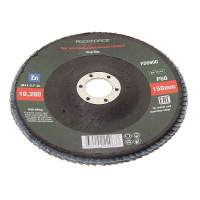 Фото товара - Круг лепестковый торцевой 150х22мм P60 ROCKFORCE RF-FD660G