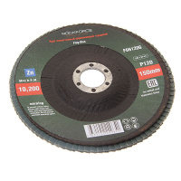 Фото товара - Круг лепестковый торцевой 150х22мм P120 ROCKFORCE RF-FD6120G