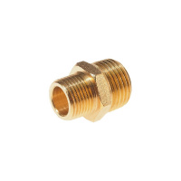 Фото товара - Соединитель резьбовой наруж. резьба 1/2x3/8 в блистере ROCKFORCE RF-MM08/06