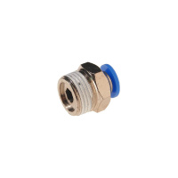 Фото товара - Фитинг для пластиковых трубок 6мм с наружной резьбой 3/8 ROCKFORCE RF-SPC06-03