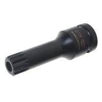 Фото товара - Головка-бита SPLINE глубокая ударная 1/2 M16 с отверстием ROCKFORCE RF-24807816T