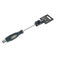 Фото товара - Отвертка шлицевая силовая магнитная Profi S2 SL5.5х125мм ROCKFORCE RF-70255125