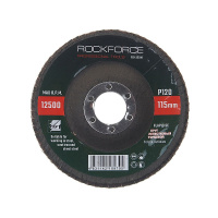 Фото товара - Диск лепестковый торцевой 115х22мм P120 ROCKFORCE RF-FD4120M
