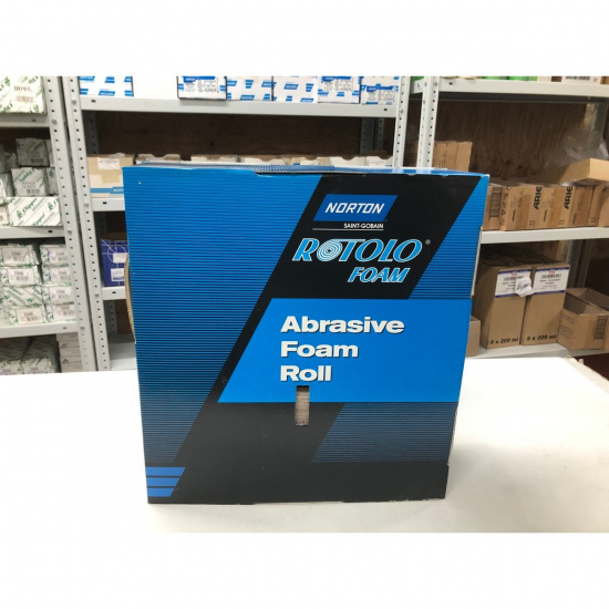 Большое фото товара - Форматные листы в рулоне Rotolo Foam A275 115мм*25м Р180 NORTON 63642557599, 63642557599. Вариант №2