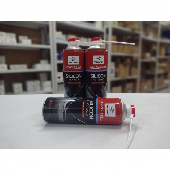 Большое фото товара - Смазка силиконовая Silicon spray 500мл VenWell VW-SL-044RU, VW-SL-044RU. Вариант №2
