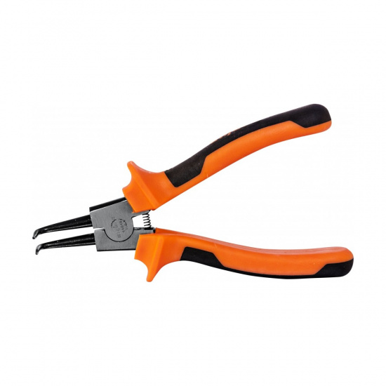 Большое фото товара - Щипцы загнутые 90 для стопорных колец разжим 180мм 5-32мм OMBRA 440407 Код 055196, 440407. Вариант №1