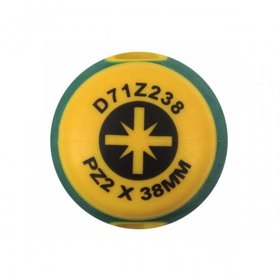 Большое фото товара - Отвертка стержневая POZIDRIV® ANTI-SLIP GRIP, PZ2x38 JONNESWAY D71Z238 Код 049225, D71Z238. Вариант №2