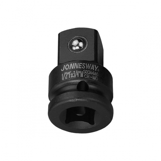 Большое фото товара - Переходник для ударного инструмента 1/2 DR(F)*3/4 DR(M) JONNESWAY S03A4A6 Код 048470, S03A4A6. Вариант №1