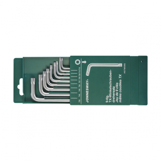 Большое фото товара - Комплект угловых ключей TORX JONNESWAY H07M09S Код 047098, H07M09S. Вариант №1