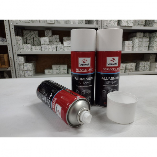 Большое фото товара - Смазка алюминиевая Aluminium Spray 400мл VenWell VW-SL-049RU, VW-SL-049RU. Вариант №5