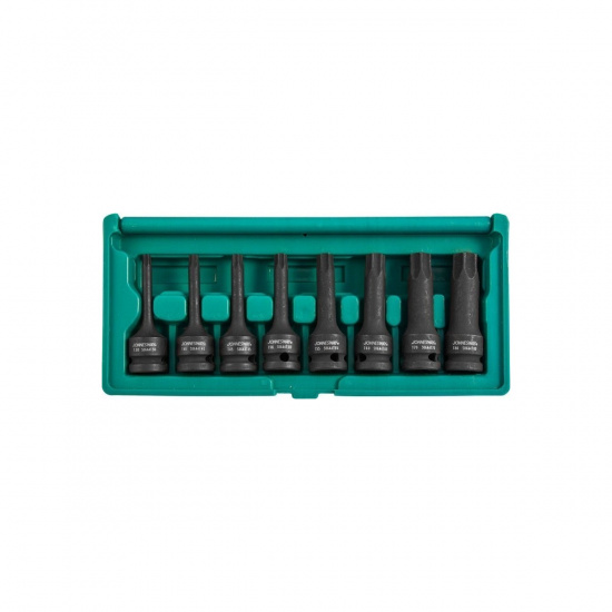 Большое фото товара - Набор ударных головок TORX 1/2DR Т30- T80 78мм, 8пр. JONNESWAY S06A408S Код 048206, S06A408S. Вариант №1