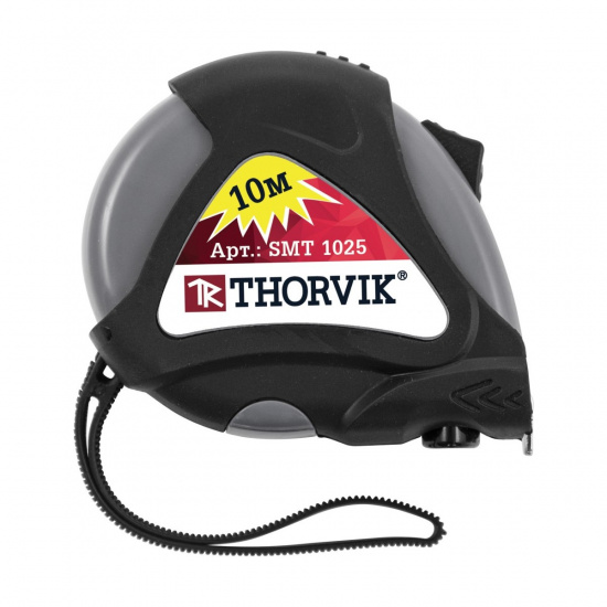 Большое фото товара - Рулетка в обрезиненном корпусе, 10м Thorvik SMT1025 Код 052895, SMT1025. Вариант №3