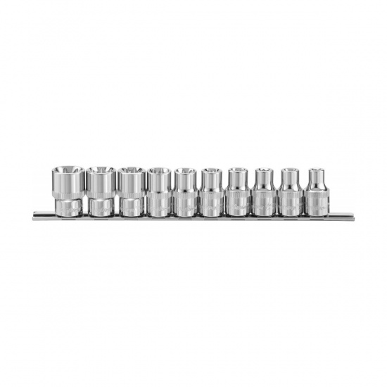 Большое фото товара - Набор головок 1/2 DR, внешний TORX®, E8-E24, 10пр. OMBRA 912610 Код 055610, 912610. Вариант №1