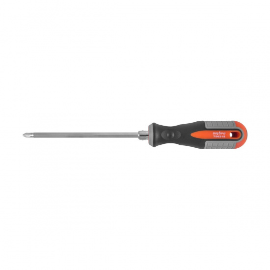 Большое фото товара - Отвертка стержневая двусторонняя ROUND GRIP, РН2,SL6x150мм OMBRA 756215 Код 055777, 756215. Вариант №2
