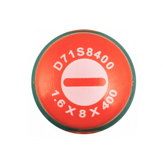 Большое фото товара - Отвертка стержневая шлицевая ANTI-SLIP GRIP, SL8.0х400мм JONNESWAY D71S8400 Код 046138, D71S8400. Вариант №2
