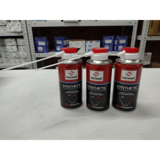 Большое фото товара - Смазка синтетическая Synthetic spray 150мл VenWell VW-SL-018RU, VW-SL-018RU. Вариант №1