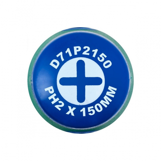 Большое фото товара - Отвертка стержневая крестовая ANTI-SLIP GRIP PH2x150мм JONNESWAY D71P2150 Код 046103, D71P2150. Вариант №2