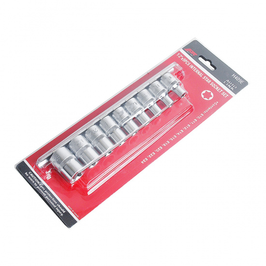 Большое фото товара - Набор головок торцевых 1/2 TORX Е10-Е24 9пр. JTC-H409E, JTC-H409E. Вариант №4