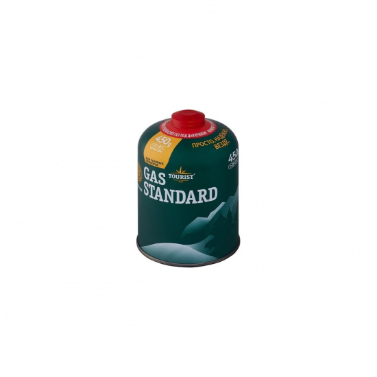 Большое фото товара - Баллон с газом GAS STANDARD резьбовой 450гр TOURIST TBR-450, TBR-450. Вариант №1