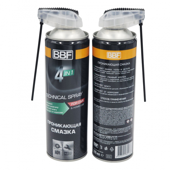 Большое фото товара - Смазка проникающая 4 in 1 500мл BBF VW-SL-021RU, SA-672. Вариант №1