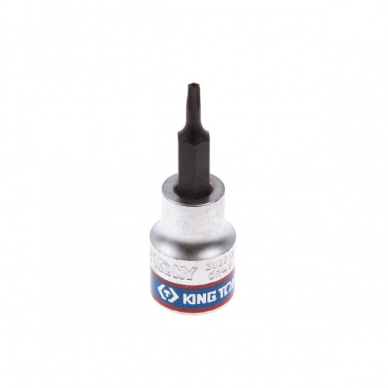 Большое фото товара - Насадка (бита) торцевая 3/8 , TORX, T10, L = 50мм, с отверстием KING TONY 302710, 302710. Вариант №1