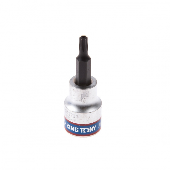 Большое фото товара - Насадка (бита) торцевая 3/8 , TORX, T20, L = 50мм, с отверстием KING TONY 302720, 302720. Вариант №1