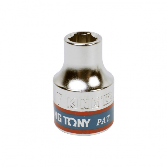 Большое фото товара - Головка торцевая стандартная шестигранная 3/8 , 7мм KING TONY 333507M, 333507M. Вариант №1