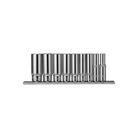 Большое фото товара - Набор головок глубоких 1/2 DR, внешний TORX®, E10-E24, 9пр. OMBRA 912709 Код 055705, 912709. Вариант №1