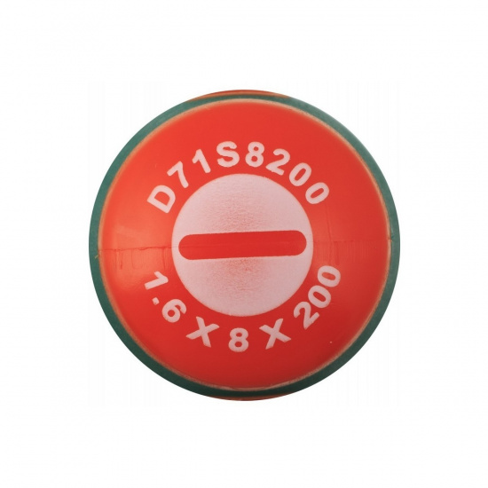 Большое фото товара - Отвертка стержневая шлицевая ANTI-SLIP GRIP, SL8.0х200мм JONNESWAY D71S8200 Код 046135, D71S8200. Вариант №2