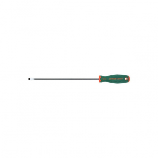 Большое фото товара - Отвертка стержневая шлицевая ANTI-SLIP GRIP, SL8.0х300мм JONNESWAY D71S8300 Код 046137, D71S8300. Вариант №1