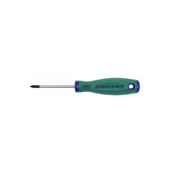 Большое фото товара - Отвертка стержневая крестовая ANTI-SLIP GRIP, PH1х75мм JONNESWAY D71P175 Код 049950, D71P175. Вариант №1