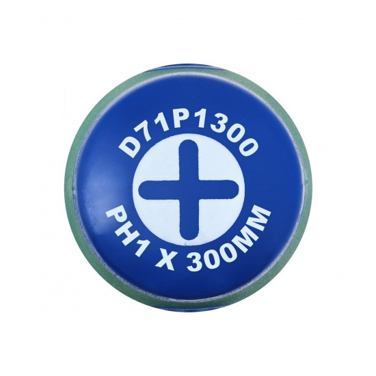 Большое фото товара - Отвертка стержневая крестовая ANTI-SLIP GRIP, PH1x300мм JONNESWAY D71P1300 Код 046097, D71P1300. Вариант №2
