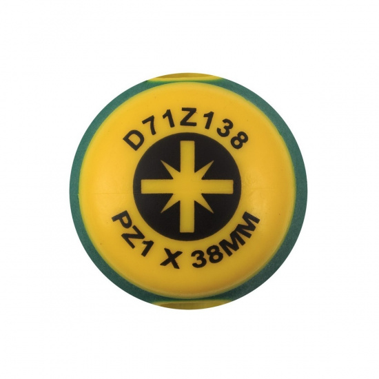 Большое фото товара - Отвертка стержневая POZIDRIV® ANTI-SLIP GRIP, PZ1x38 JONNESWAY D71Z138 Код 049224, D71Z138. Вариант №2