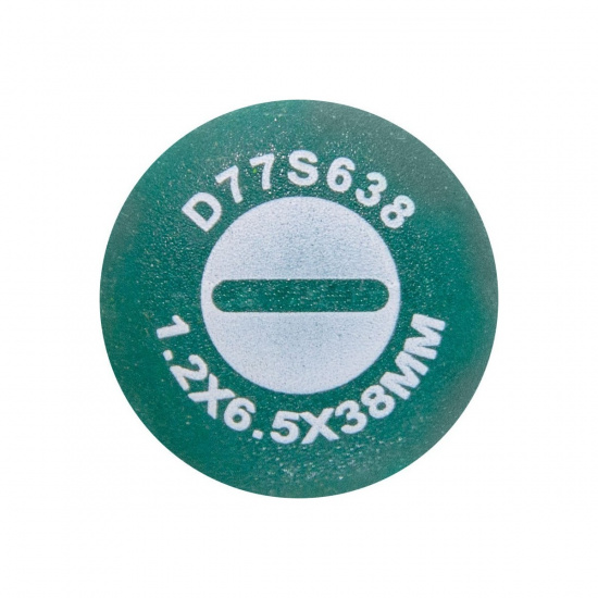 Большое фото товара - Отвертка стержневая шлицевая ANTI-SLIP GRIP, SL6.5х38мм JONNESWAY D77S638 Код 046375, D77S638. Вариант №2