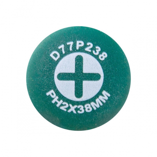 Большое фото товара - Отвертка стержневая крестовая ANTI-SLIP GRIP, PH2х38мм JONNESWAY D77P238 Код 046373, D77P238. Вариант №2