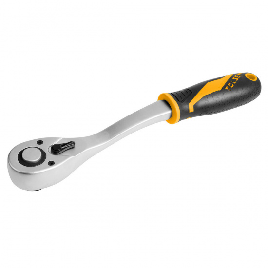 Большое фото товара - Трещотка GRIPro 1/2 255мм 72зуб. флажковая с кнопкой TOLSEN TT16120, TT16120. Вариант №1