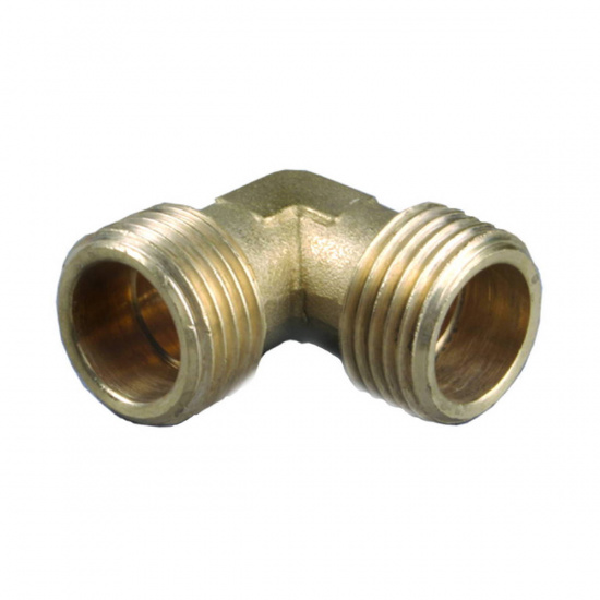 Большое фото товара - Уголок латунь 1/2 GENERAL FITTINGS 51073-S/S-1/2, 51073-S/S-1/2. Вариант №1