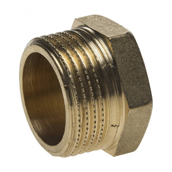 Большое фото товара - Заглушка наружная резьба латунь 3/4 GENERAL FITTINGS 51098-S-3/4, 51098-S-3/4. Вариант №1
